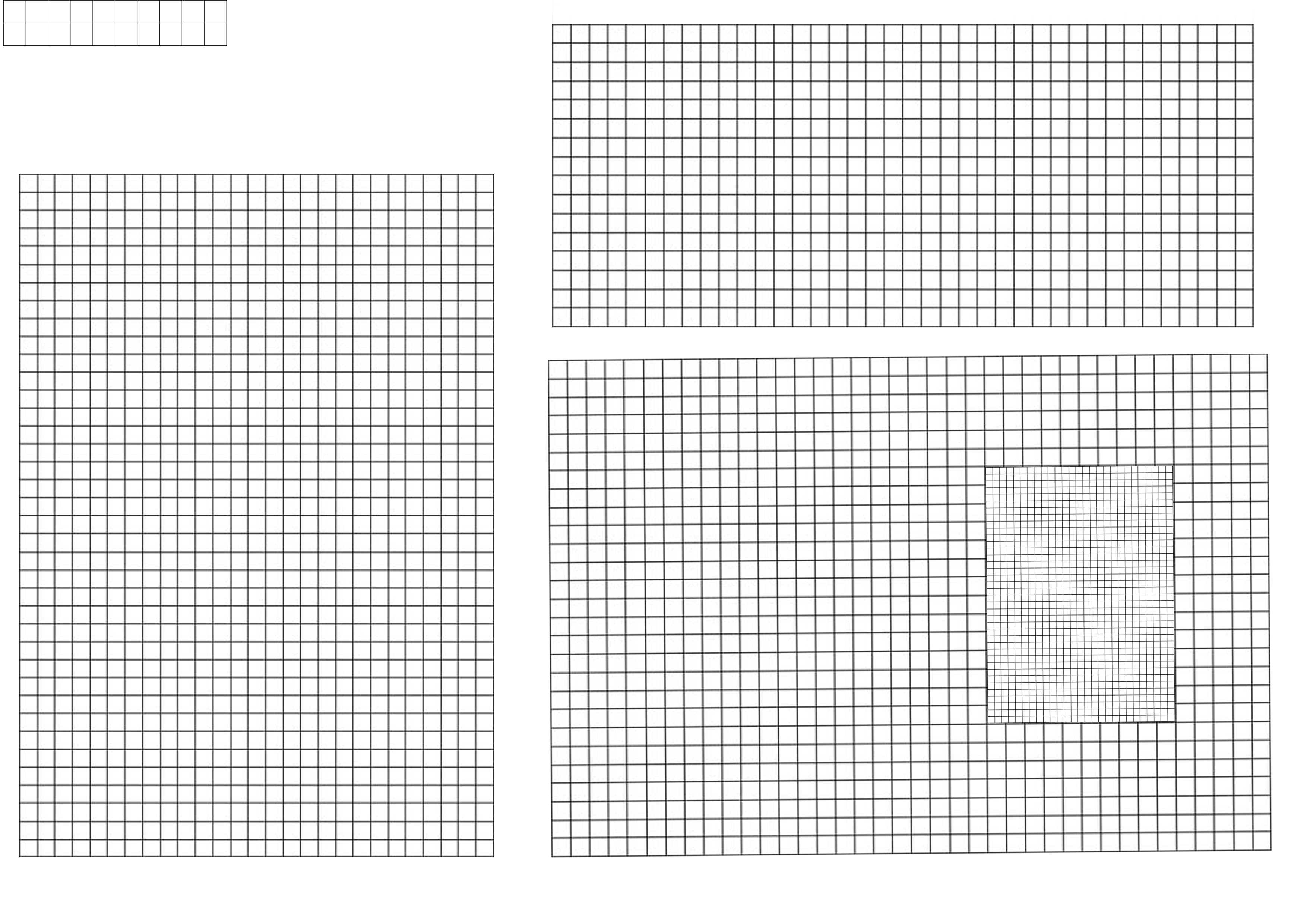 Feuille Quadrillée Pixel Art à Imprimer
